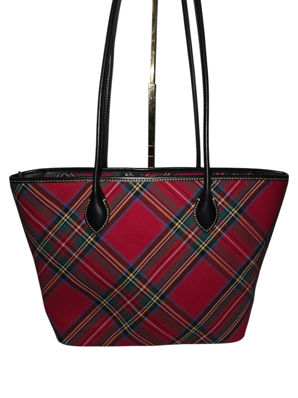 Dooney & Burke Tartan Tote - Picture 6 of 9